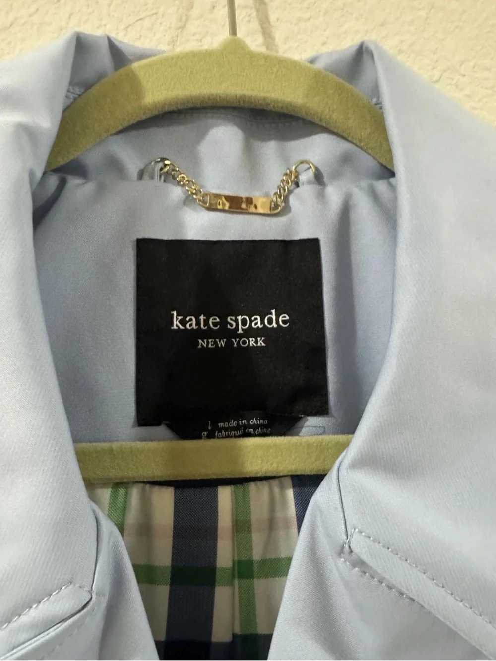Kate Spade Pleat Back Trench Coat